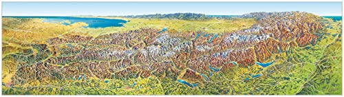 MARCO POLO Das Große Alpen Panorama Sommer, plano in Hülse: 1:400000 (MARCO POLO Panorama) von MARCO POLO ein Imprint von MAIRDUMONT