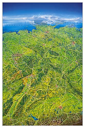 MARCO POLO Das Große Deutschland Panorama: Plano in Hülse (100 x 150 cm) (MARCO POLO Panorama) von MARCO POLO ein Imprint von MAIRDUMONT