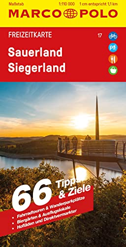 MARCO POLO Freizeitkarte 17 Sauerland, Siegerland 1:110.000 von MARCO POLO ein Imprint von MAIRDUMONT