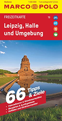 MARCO POLO Freizeitkarte 19 Leipzig, Halle und Umgebung 1:120.000 von MAIRDUMONT