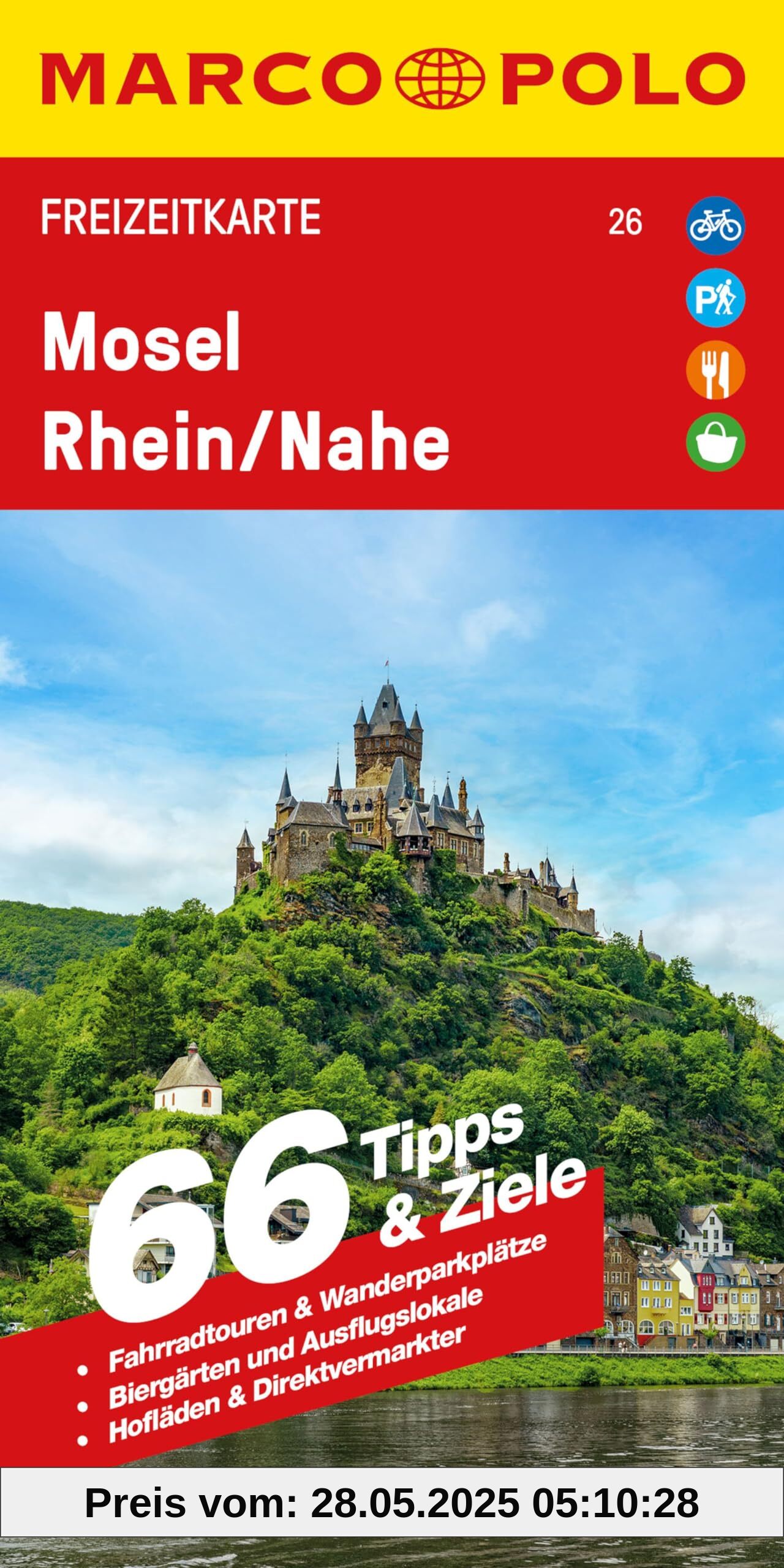 MARCO POLO Freizeitkarte 26 Mosel, Rhein/Nahe 1:115.000