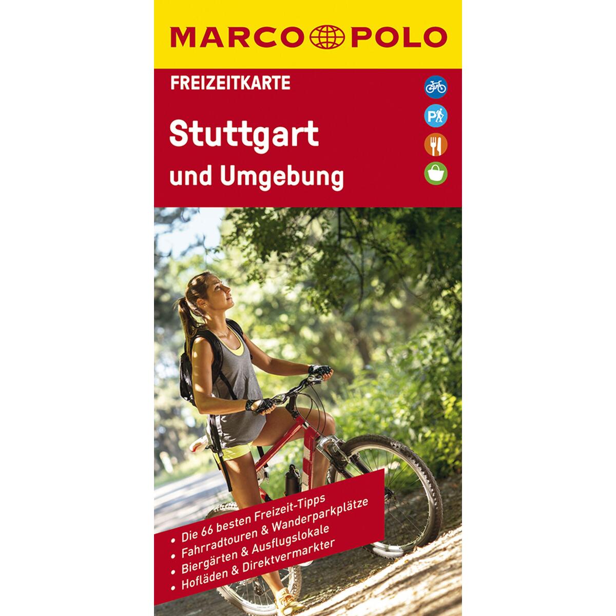 MARCO POLO Freizeitkarte 39 Stuttgart und Umgebung 1:100.000 von Mairdumont
