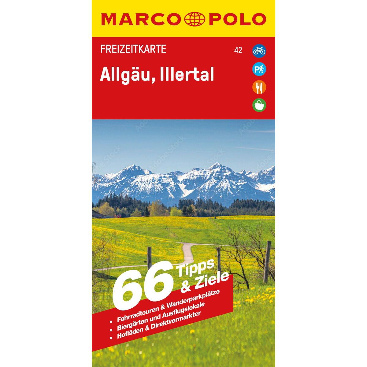 MARCO POLO Freizeitkarte 42 Allgäu, Illertal 1:100.000 MARCO POLO Freizeitkarte 42 Allgäu, Illertal 1:100.000 von Mairdumont