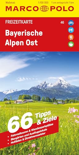 MARCO POLO Freizeitkarte 46 Bayerische Alpen Ost 1:100.000