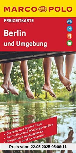 MARCO POLO Freizeitkarte Deutschland Blatt 15 Berlin und Umgebung: 1:100 000