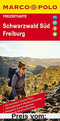 MARCO POLO Freizeitkarte Deutschland Blatt 40 Schwarzwald Süd, Freiburg: 1:100 000
