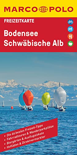MARCO POLO Freizeitkarte 41 Bodensee, Schwäbische Alb 1:100.000 von MAIRDUMONT