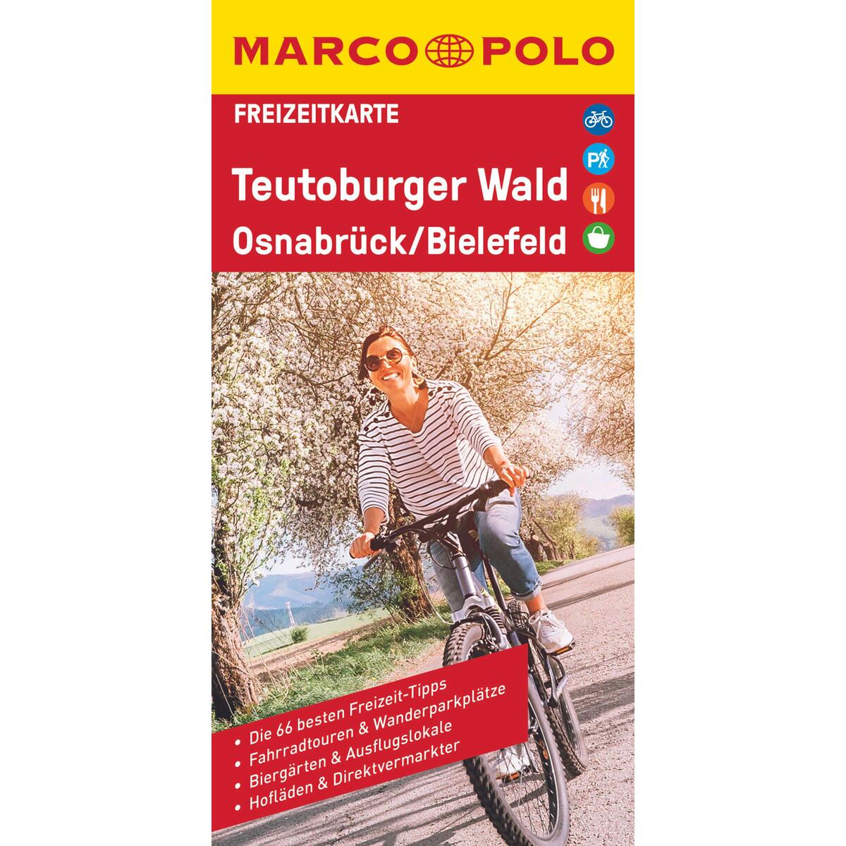 MARCO POLO Freizeitkarte Teutoburger Wald, Osnabrück, Bielefeld 1:110 000 MARCO POLO Freizeitkarte Teutoburger Wald, Osnabrück, Bielefeld 1:110 000 von Mairdumont
