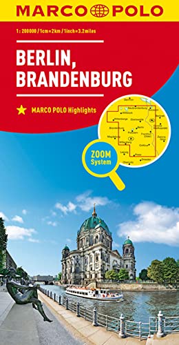 MARCO POLO Regionalkarte Deutschland 04 Berlin, Brandenburg 1:200.000: Wegenkaart Schaal 1 : 200.000