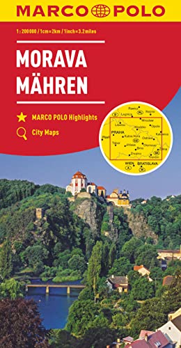 MARCO POLO Regionalkarte Mähren 1:200.000: MARCO POLO Highlights, City Maps von Mairdumont