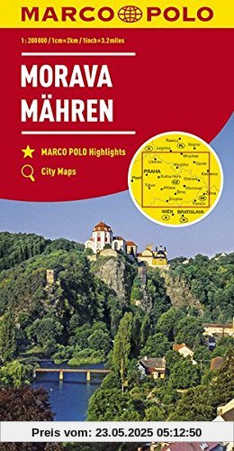 MARCO POLO Karte Tschechien Blatt 2 Mähren 1:200 000 (MARCO POLO Karten 1:200.000)