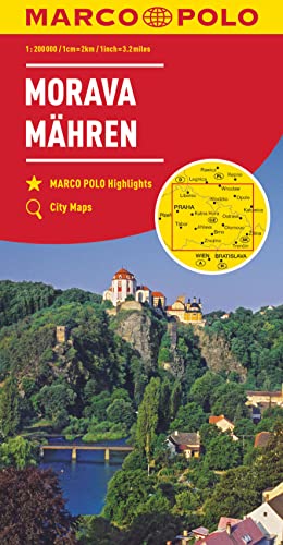MARCO POLO Regionalkarte Mähren 1:200.000: MARCO POLO Highlights, City Maps