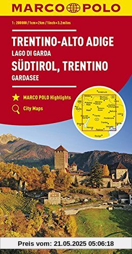 MARCO POLO Karten 1:200.000: MARCO POLO Karte Italien Blatt 3 Südtirol, Trentino, Gardasee 1:200 000 MARCO POLO Karten 1:200.000: MARCO POLO Karte Italien Blatt 3 Südtirol, Trentino, Gardasee 1:200 000