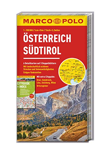 MARCO POLO Kartenset Österreich, Südtirol 1:200.000 (MARCO POLO Regionalkarte) von MARCO POLO ein Imprint von MAIRDUMONT