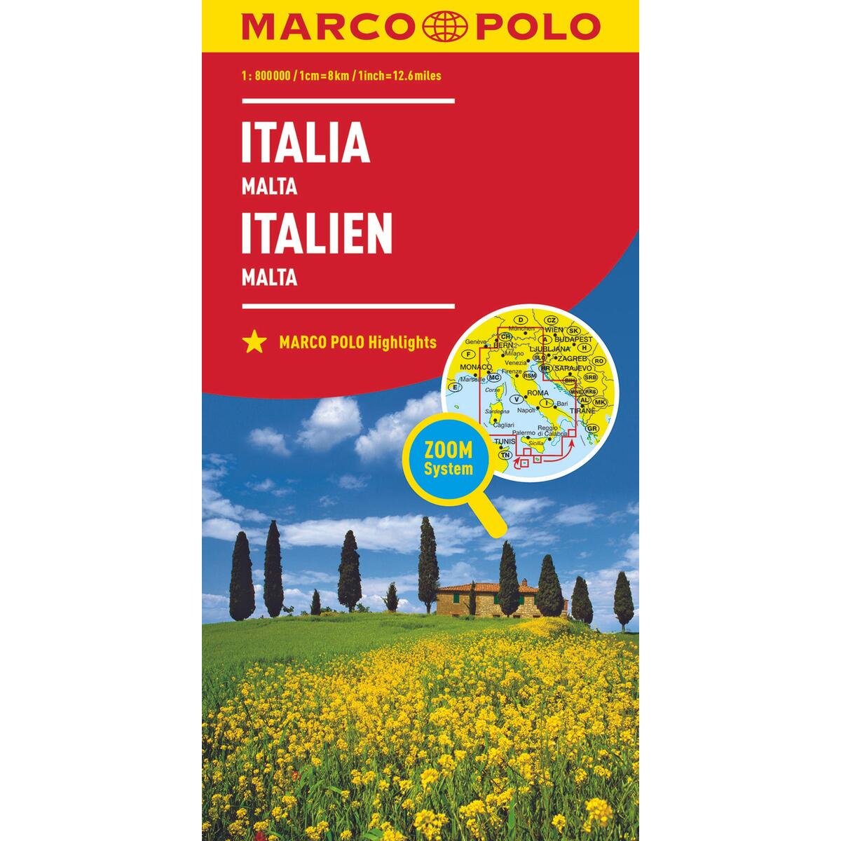 MARCO POLO Länderkarte Italien 1:800 000 MARCO POLO Länderkarte Italien 1:800 000 von Mairdumont