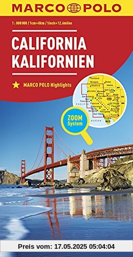 MARCO POLO Länderkarte Kalifornien 1:800 000 (MARCO POLO Länderkarten)