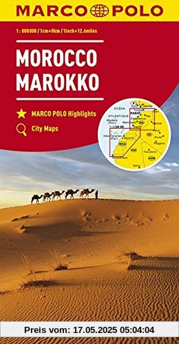 MARCO POLO Länderkarte Marokko 1:800 000 (MARCO POLO Kontinental /Länderkarten)
