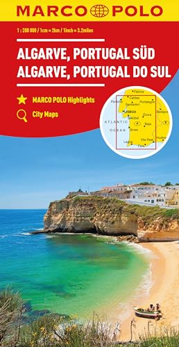 MARCO POLO Regionalkarte Algarve, Portugal Süd 1:200.000