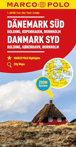 MARCO POLO Regionalkarte Dänemark Süd 1:200.000: Kolding, Kopenhagen, Bornholm von MARCO POLO ein Imprint von MAIRDUMONT