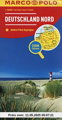 MARCO POLO Regionalkarte Deutschland Nord (MARCO POLO Karten 1:300000)