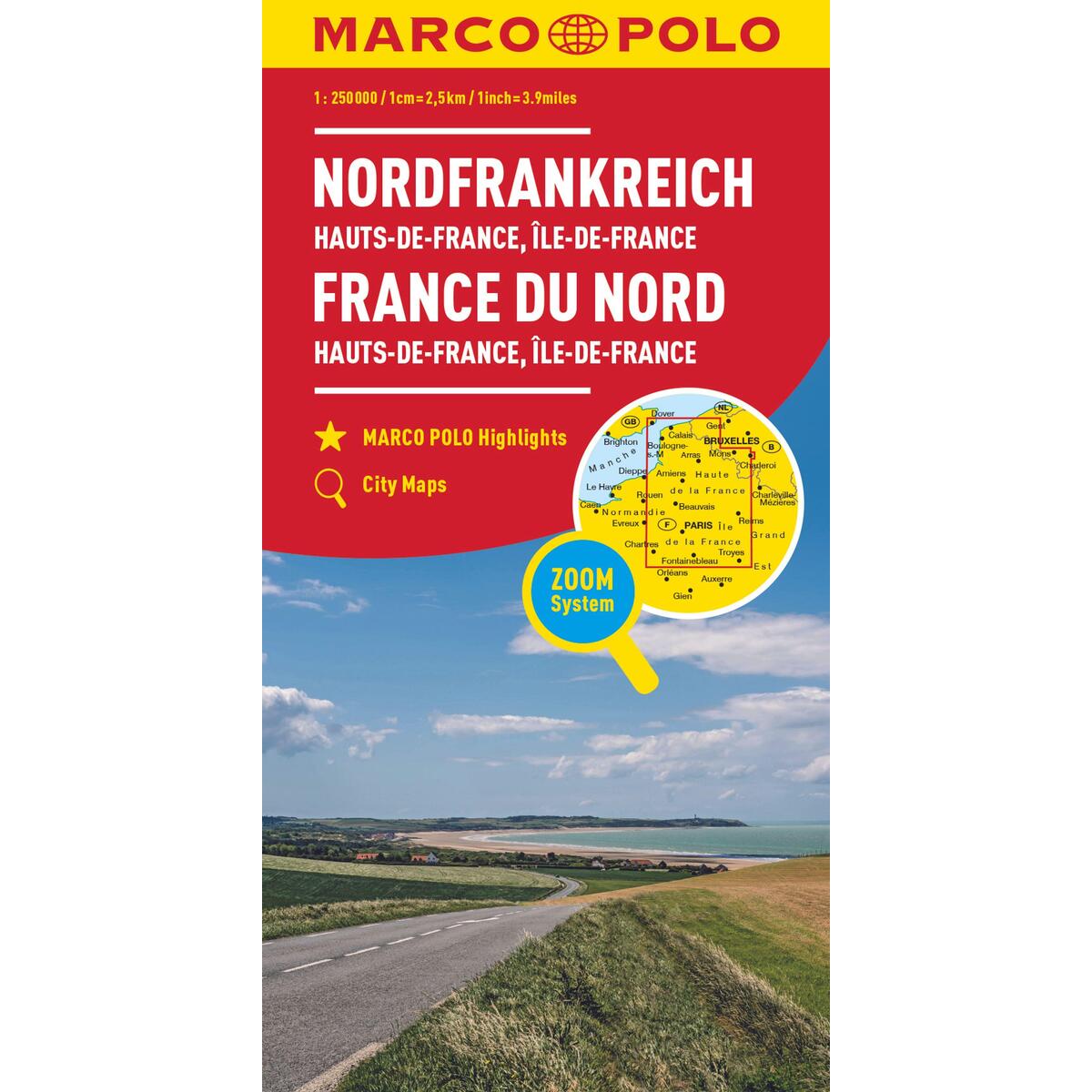 MARCO POLO Regionalkarte Frankreich: Hauts-de-France, Île-de-France 1:250 000 MARCO POLO Regionalkarte Frankreich: Hauts-de-France, Île-de-France 1:250 000 von Mairdumont