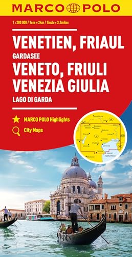 MARCO POLO Regionalkarte Italien 04 Venetien, Friaul, Gardasee 1:200.000: Wegenkaart Schaal 1 : 400.000 MARCO POLO Regionalkarte Italien 04 Venetien, Friaul, Gardasee 1:200.000: Wegenkaart Schaal 1 : 400.000