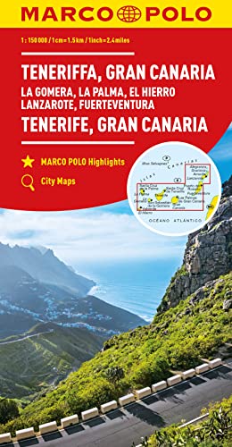 MARCO POLO Regionalkarte Teneriffa, Gran Canaria 1:150.000: La Gomera, La Palma, El Hierro, Lanzarote, Fuerteventura von MARCO POLO ein Imprint von MAIRDUMONT