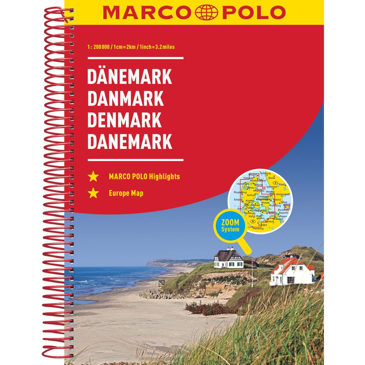 MARCO POLO Reiseatlas Dänemark 1:200.000 MARCO POLO Reiseatlas Dänemark 1:200.000 von Mairdumont
