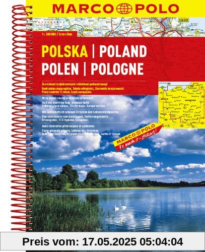 MARCO POLO Reiseatlas Polen 1:300.000