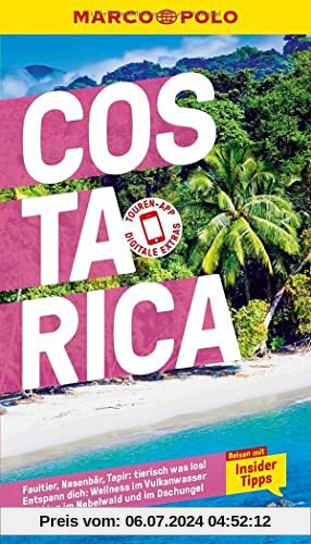 MARCO POLO Reiseführer Costa Rica: Reisen mit Insider-Tipps. Inklusive kostenloser Touren-App