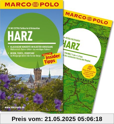 MARCO POLO Reiseführer Harz: Reisen mit Insider-Tipps. Mit EXTRA Faltkarte & Reiseatlas