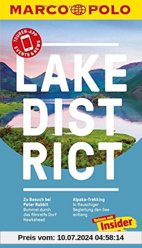 MARCO POLO Reiseführer Lake District: Reisen mit Insider-Tipps. Inkl. kostenloser Touren-App und Event&News