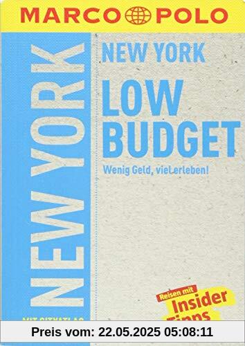 MARCO POLO Reiseführer LowBudget New York: Wenig Geld, viel erleben! (MARCO POLO LowBudget)