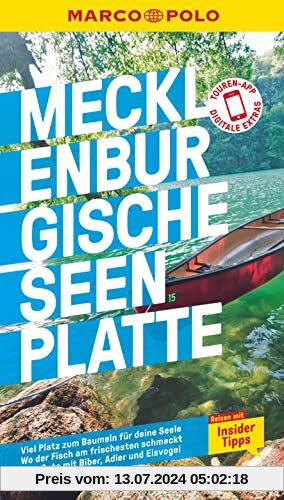 MARCO POLO Reiseführer Mecklenburgische Seenplatte: Reisen mit Insider-Tipps. Inklusive kostenloser Touren-App