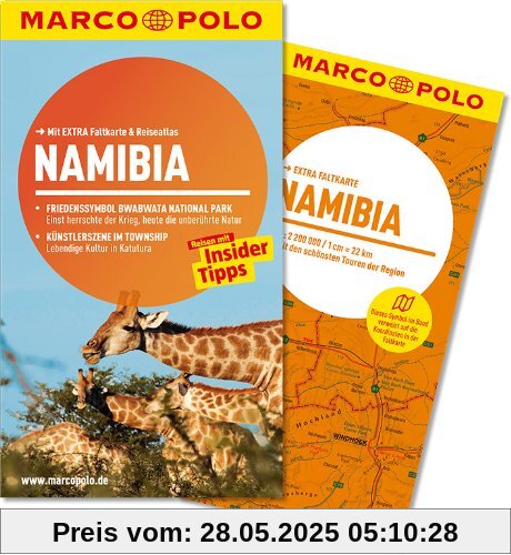MARCO POLO Reiseführer Namibia: Reisen mit Insider-Tipps. Mit EXTRA Faltkarte & Reiseatlas