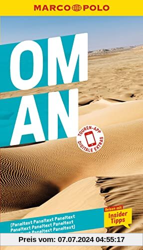 MARCO POLO Reiseführer Oman: Reisen mit Insider-Tipps. Inklusive kostenloser Touren-App