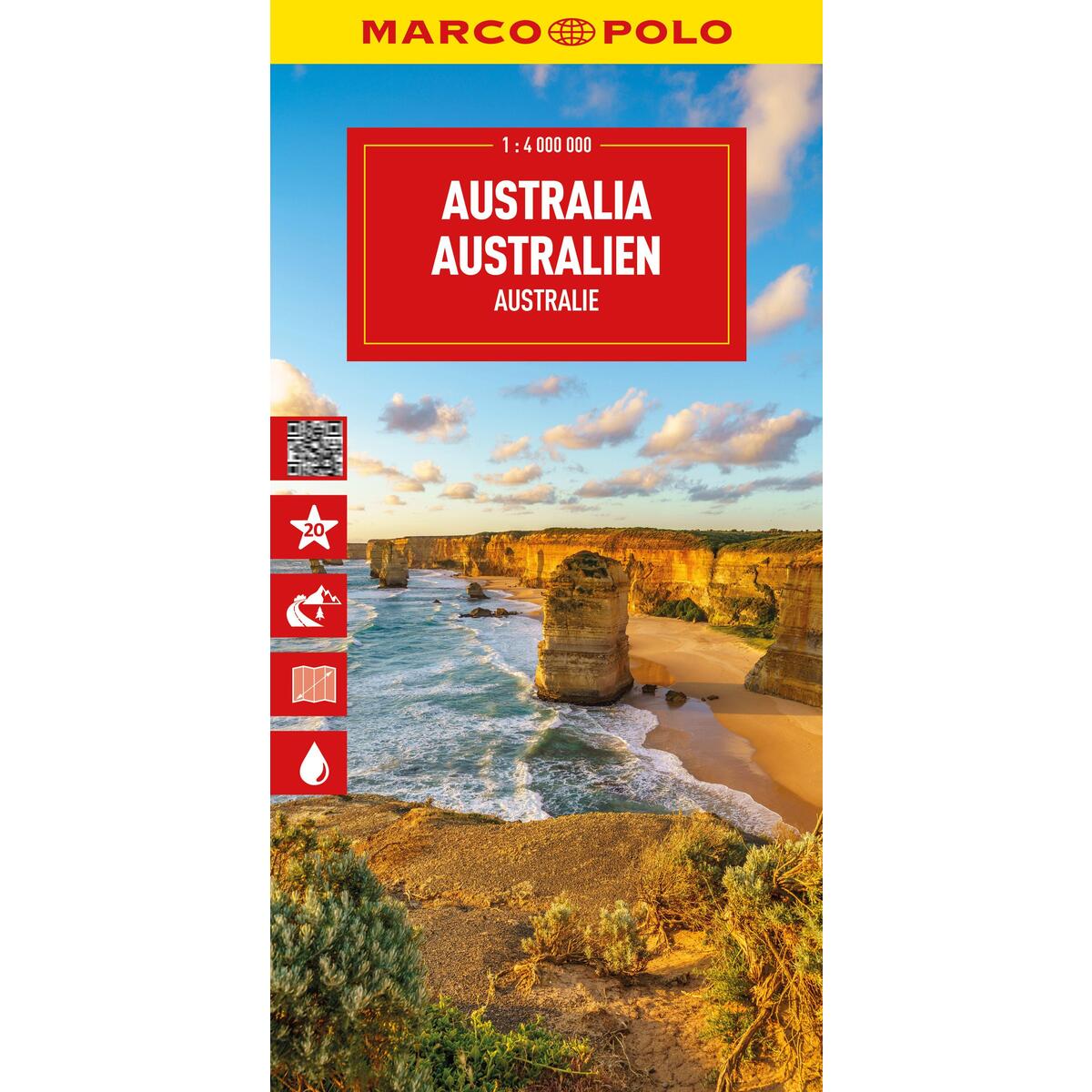 MARCO POLO Reisekarte Australien 1:4 Mio. von Mairdumont
