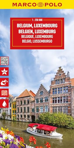MARCO POLO Reisekarte Belgien, Luxemburg 1:250.000: Marco Polo Highlights von MAIRDUMONT