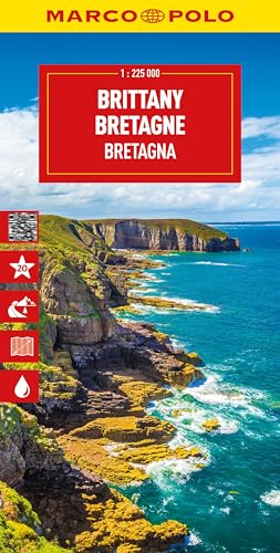 MARCO POLO Reisekarte Bretagne 1:225.000: Straßenkarte und Autokarte mit sehenswerten Strecken, Highlights und digitaler Erweiterung MARCO POLO Reisekarte Bretagne 1:225.000: Straßenkarte und Autokarte mit sehenswerten Strecken, Highlights und digitaler Erweiterung