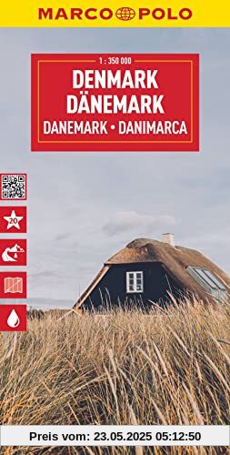 MARCO POLO Reisekarte Dänemark 1:350.000 MARCO POLO Reisekarte Dänemark 1:350.000