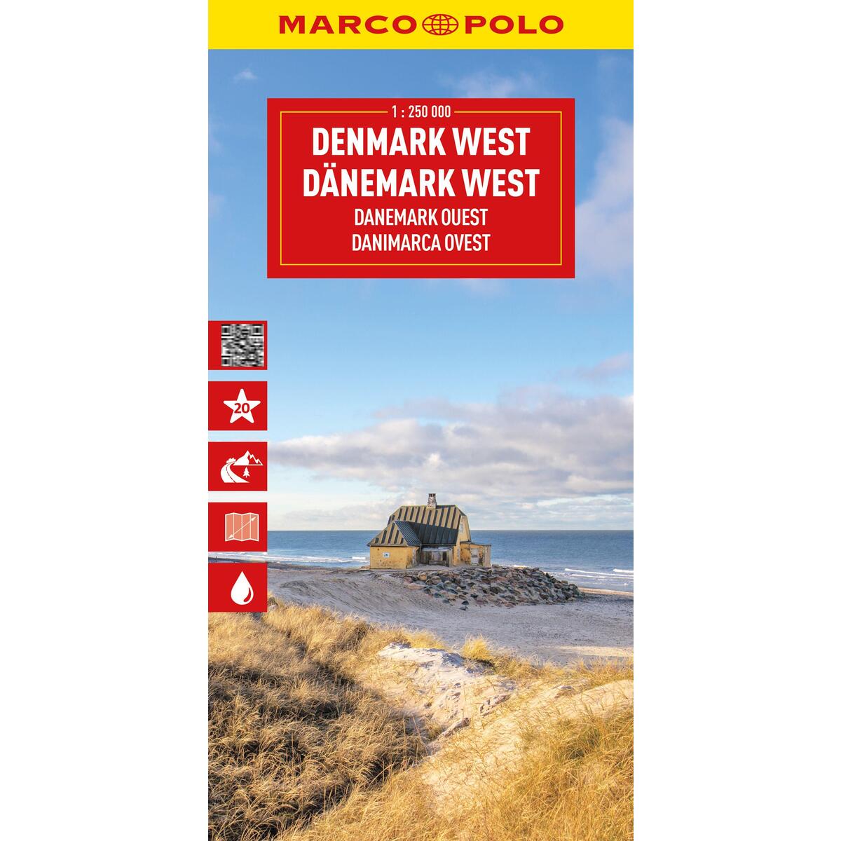 MARCO POLO Reisekarte Dänemark West 1:225.000 MARCO POLO Reisekarte Dänemark West 1:225.000 von Mairdumont