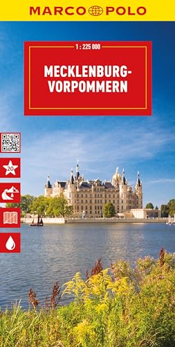 MARCO POLO Reisekarte Deutschland 02 Mecklenburg-Vorpommern 1:225.000: Straßenkarte und Autokarte mit sehenswerten Strecken, Highlights und digitaler Erweiterung von MARCO POLO ein Imprint von MAIRDUMONT