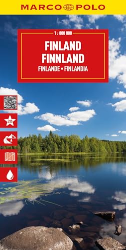 MARCO POLO Reisekarte Finnland 1:800.000: Straßenkarte und Autokarte mit sehenswerten Strecken, Highlights und digitaler Erweiterung von MARCO POLO ein Imprint von MAIRDUMONT