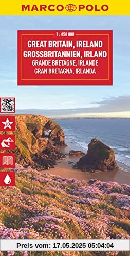 MARCO POLO Reisekarte Großbritannien 1:850.000: Irland (Marco Polo Maps)