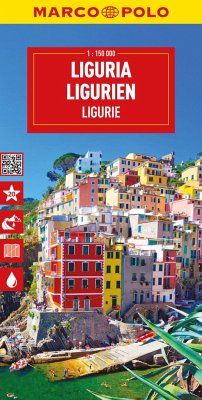 MARCO POLO Reisekarte Italien 05 Ligurien 1:150.000 von Mairdumont