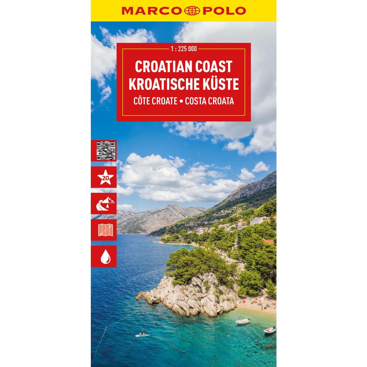 MARCO POLO Reisekarte Kroatische Küste 1:225.000 MARCO POLO Reisekarte Kroatische Küste 1:225.000 von Mairdumont
