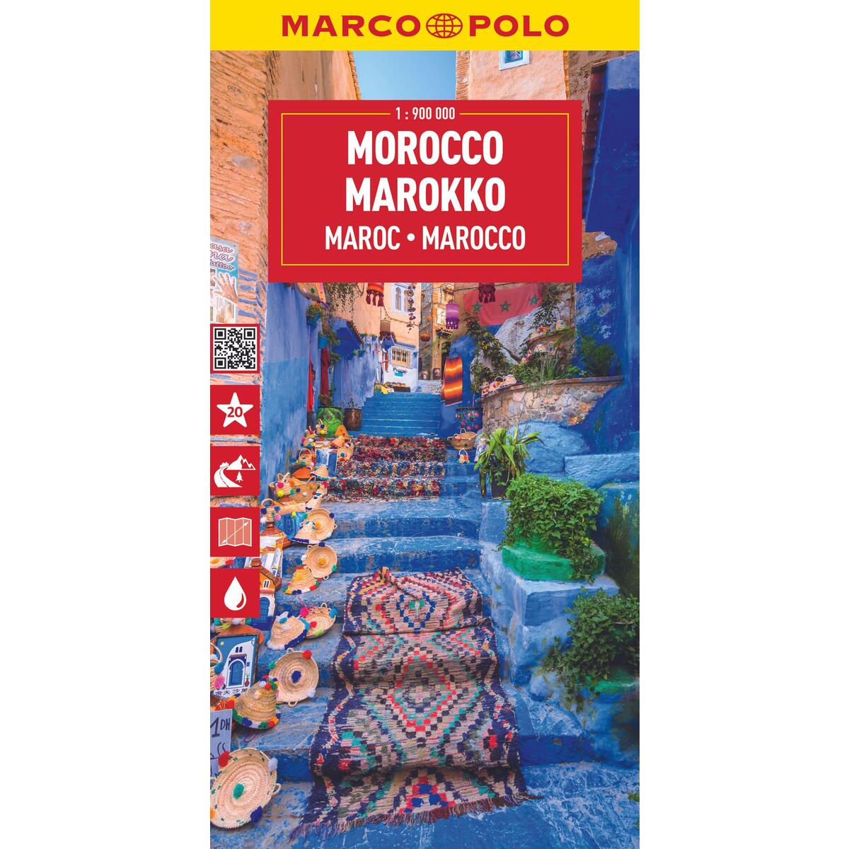 MARCO POLO Reisekarte Marokko 1:900.000 von Mairdumont