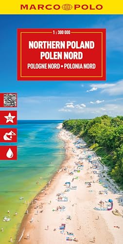 MARCO POLO Reisekarte Polen Nord 1:300.000: Straßenkarte und Autokarte mit sehenswerten Strecken, Highlights und digitaler Erweiterung (Marco Polo Wegenkaart) von MARCO POLO ein Imprint von MAIRDUMONT