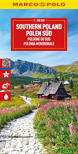 MARCO POLO Reisekarte Polen Süd 1:300.000: Straßenkarte und Autokarte mit sehenswerten Strecken, Highlights und digitaler Erweiterung (Marco Polo Wegenkaart) von MARCO POLO ein Imprint von MAIRDUMONT
