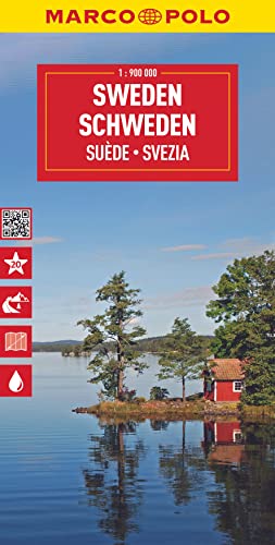 MARCO POLO Reisekarte Schweden 1:900.000: Straßenkarte und Autokarte mit sehenswerten Strecken, Highlights und digitaler Erweiterung (Marco Polo Maps) MARCO POLO Reisekarte Schweden 1:900.000: Straßenkarte und Autokarte mit sehenswerten Strecken, Highlights und digitaler Erweiterung (Marco Polo Maps) von Marco Polo